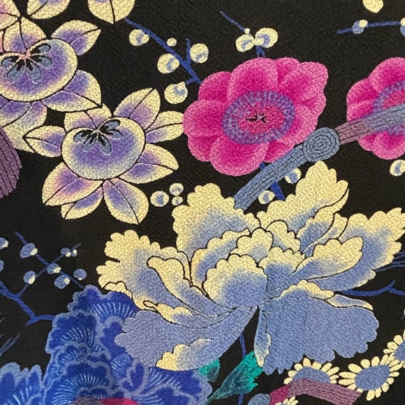 Moonlight Y & S Fashion Design Asian Print Crepe Jacket - Picture 2 of 15